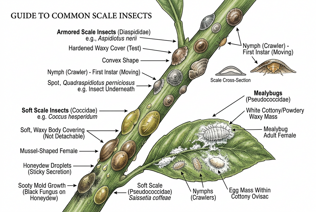 how to detect scale insects
