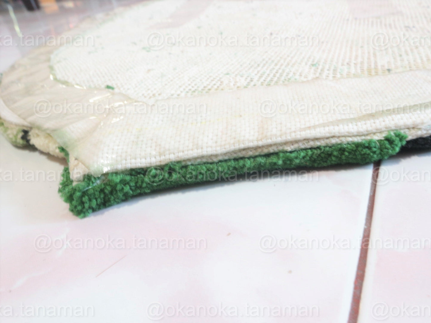 龟背竹杂色地毯垫植物配件家居装饰 60x60 厘米